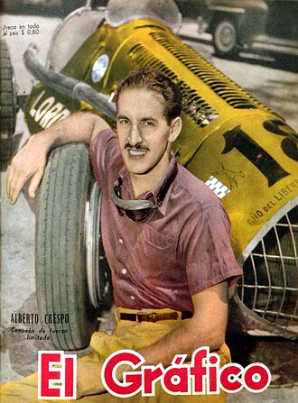 Alberto Crespo, piloto de Fórmula 1