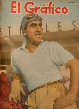 Adolfo Schwelm Cruz, piloto de Fórmula 1