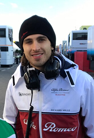 Antonio Giovinazzi, piloto de Fórmula 1