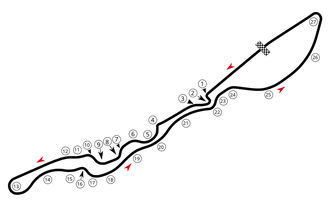 Trazado de Circuito de la Corniche de Yeda