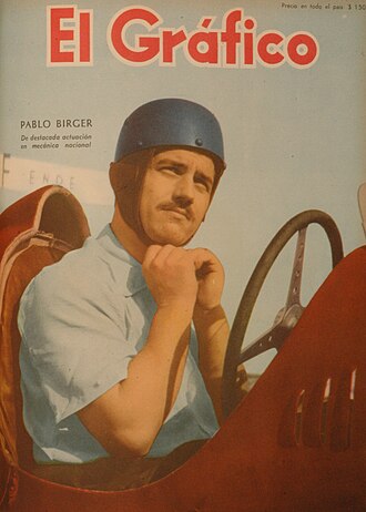 Pablo Birger, piloto de Fórmula 1