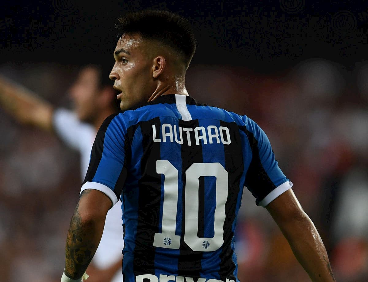 Lautaro Martínez en el Inter de Milán